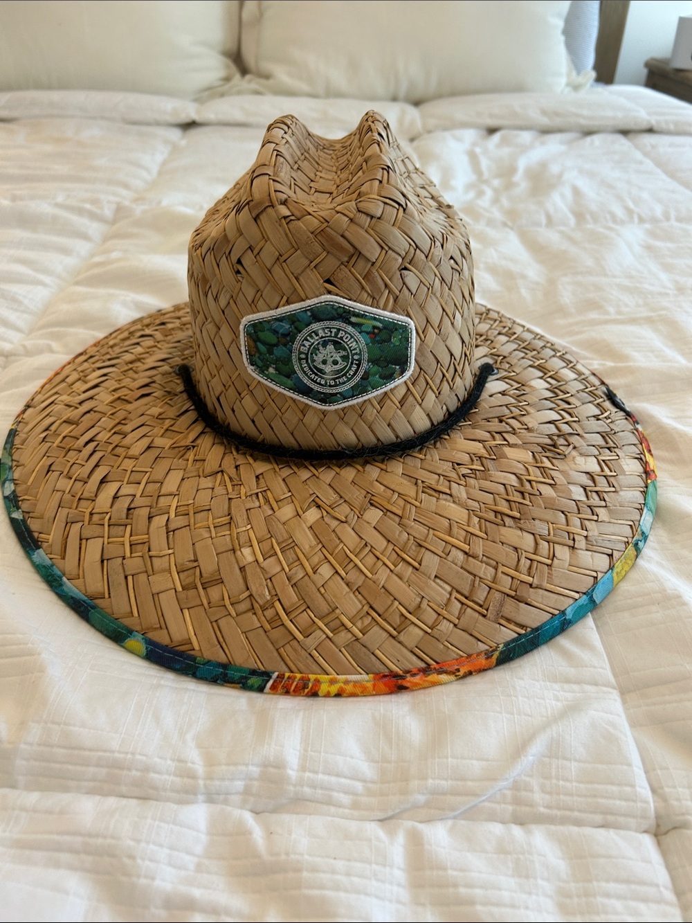 Ballast Point x Hemlock Hat Co. Straw Hat – Sculpin Design – Wide Brim